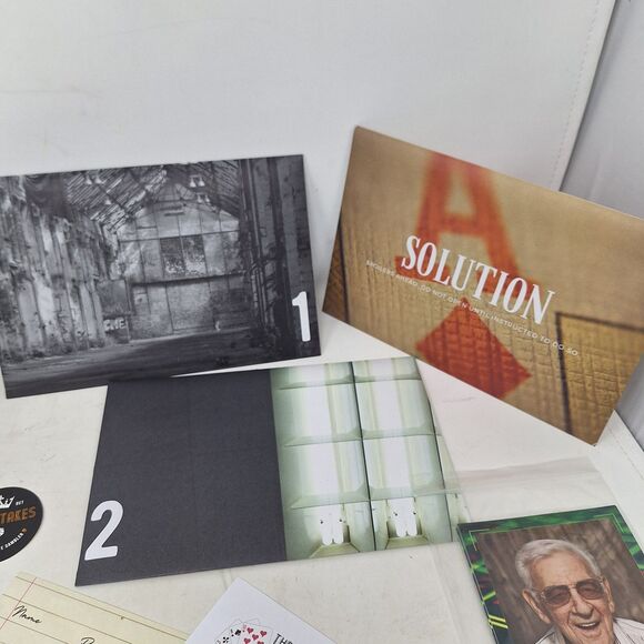 Deadbolt Mystery Society High Stakes Murder Mystery Puzzle Game Boxed Set - Picture 4 of 9